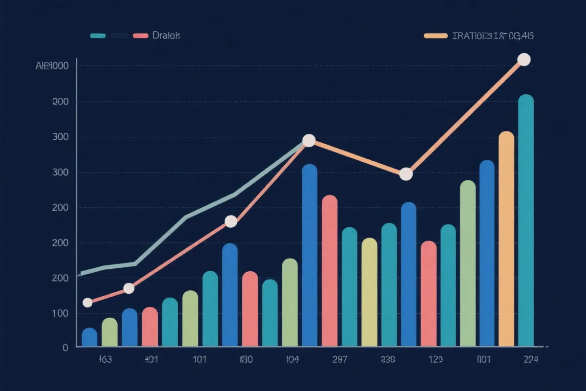 走势与频次示意图
